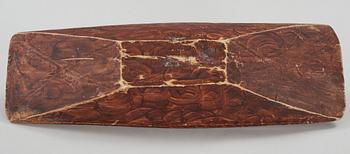 a wooden bowl from the 19th century.