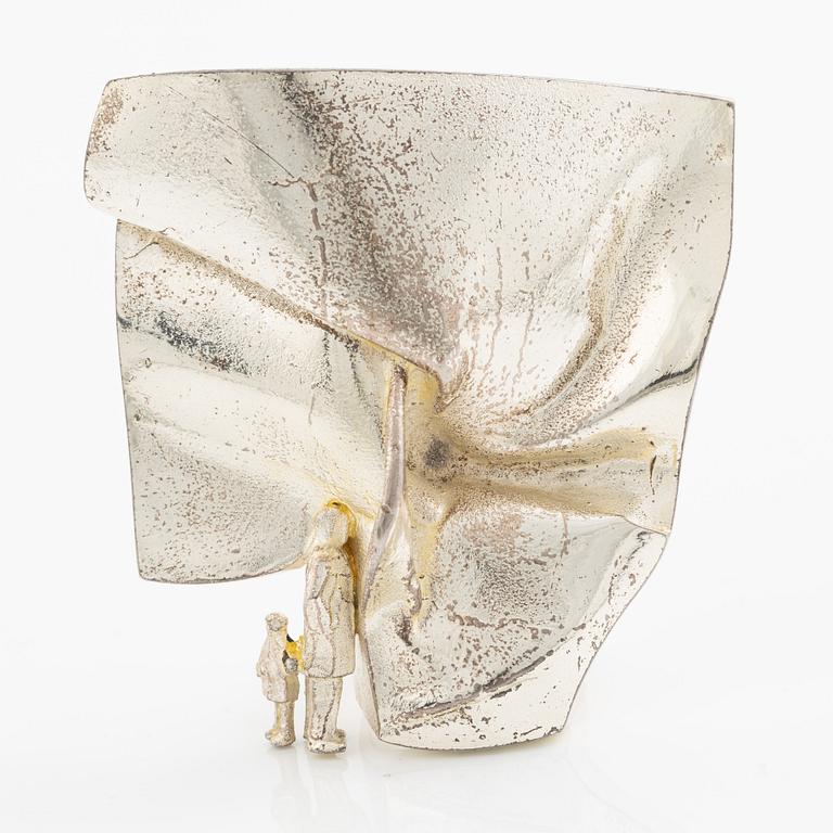 Björn Weckström, ring "Object from Vorga", sterling silver, Finland 1970. For Lapponia.