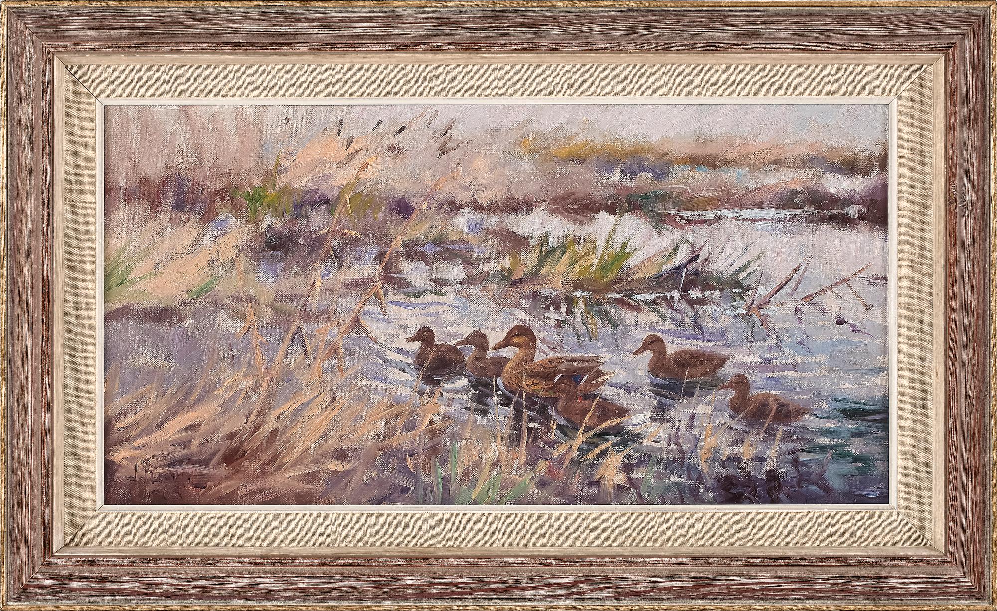 JOHANNES RAVN, olja på duk, sign o dat 63.