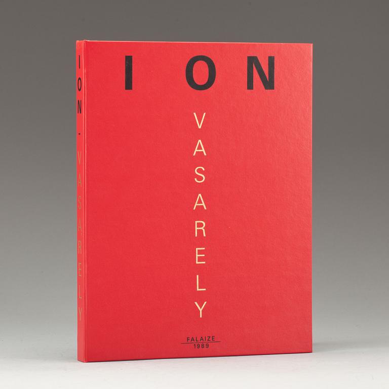 VICTOR VASARELY, mapp. ION Falaize 1989. 7 blad signerade och numrerade 57/250.