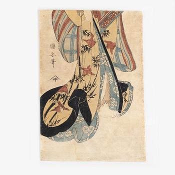 Kuniyasu, träsnitt, 1800-tal.