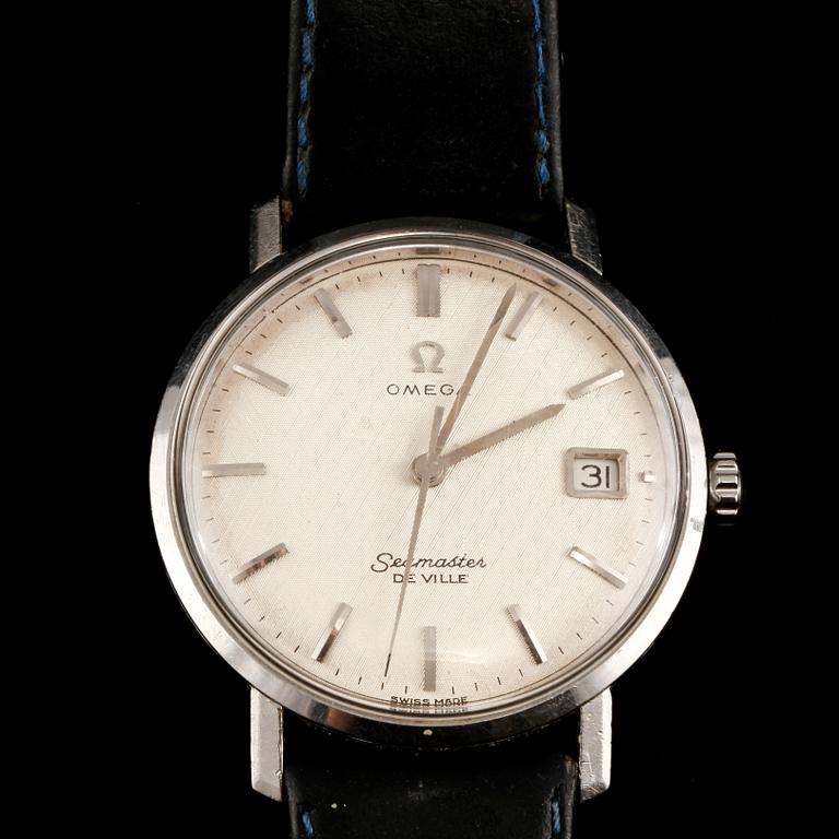 ARMBANDSUR, stål, Omega Seamaster, 1900-talets mitt.