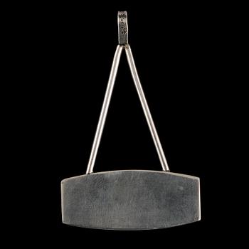 HÄNGE, sterlingsilver med pärlemor, importstämplat. Vikt 10 g.