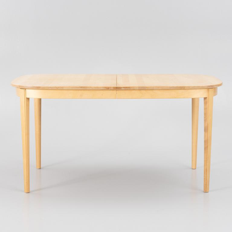 Carl Malmsten, matbord med 4 stol."Vardags", Stolab, 1999.