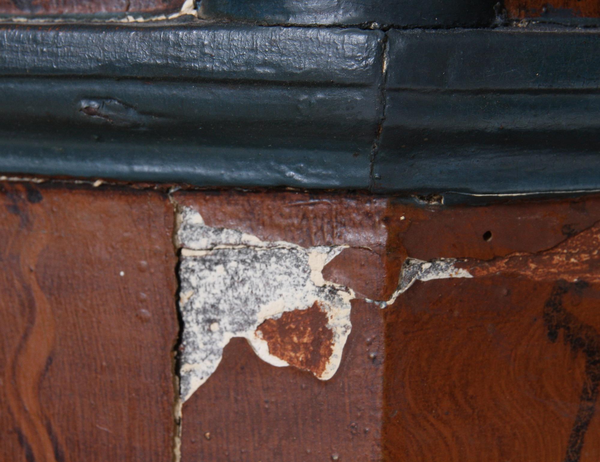 HÖRNSKÅP, 1700/1800-tal.