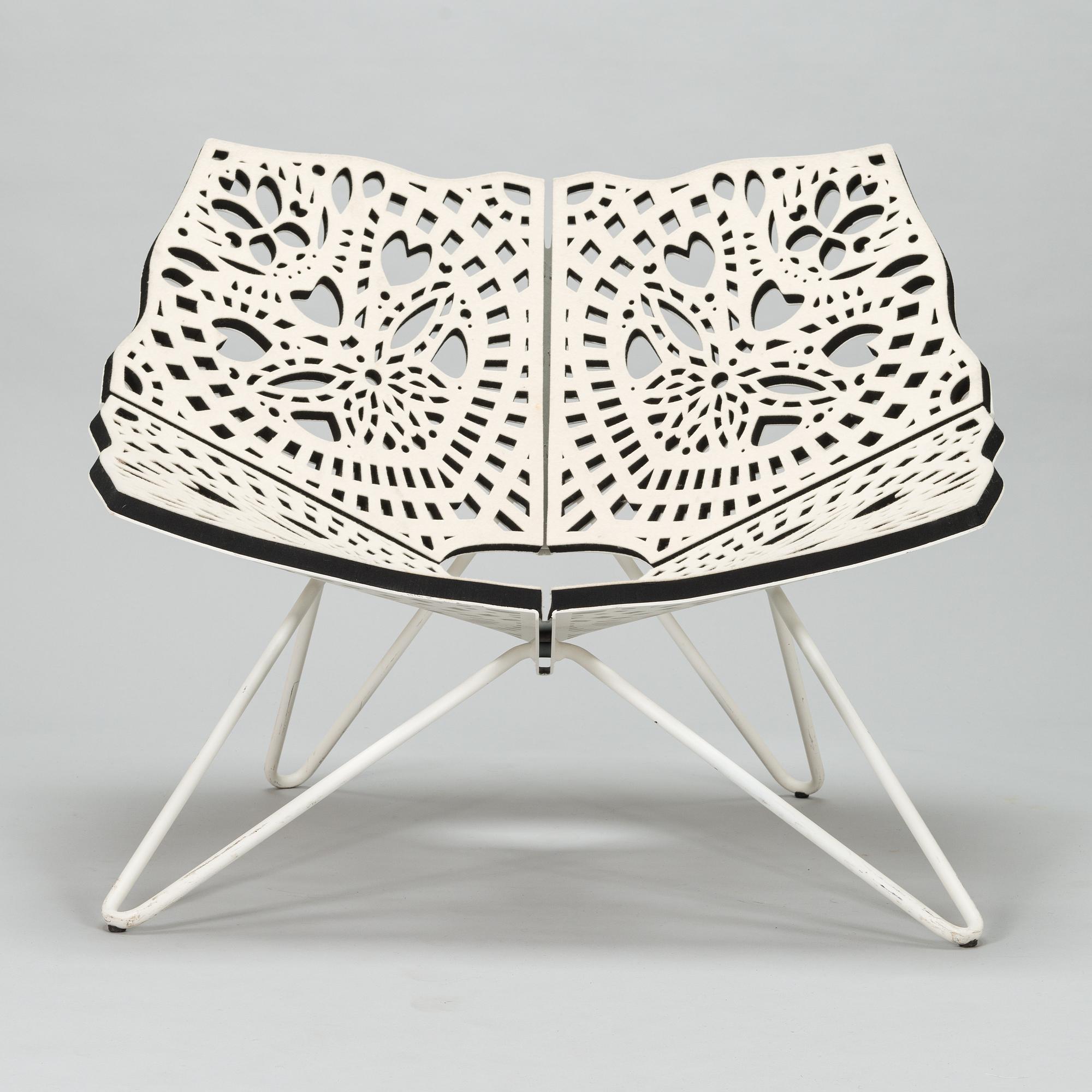 Louise Campbell, a 21st century lounge chair 'Prince chair' for Hay, Denmark.