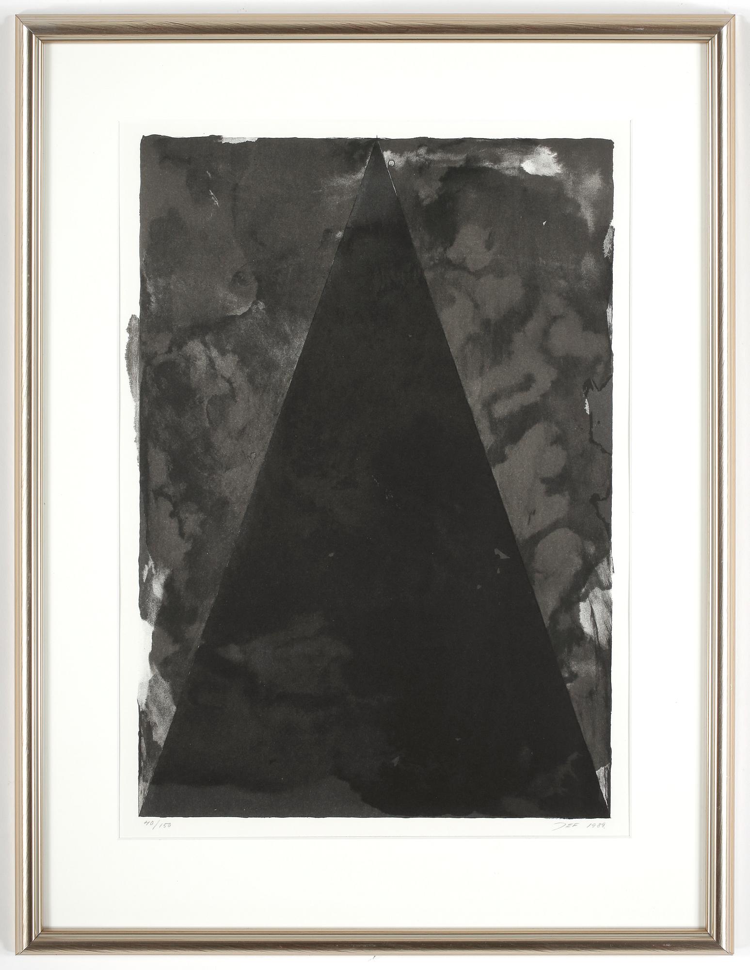 JOHN-E FRANZEN, färglitografi, signerad 40/150, daterad 1989.