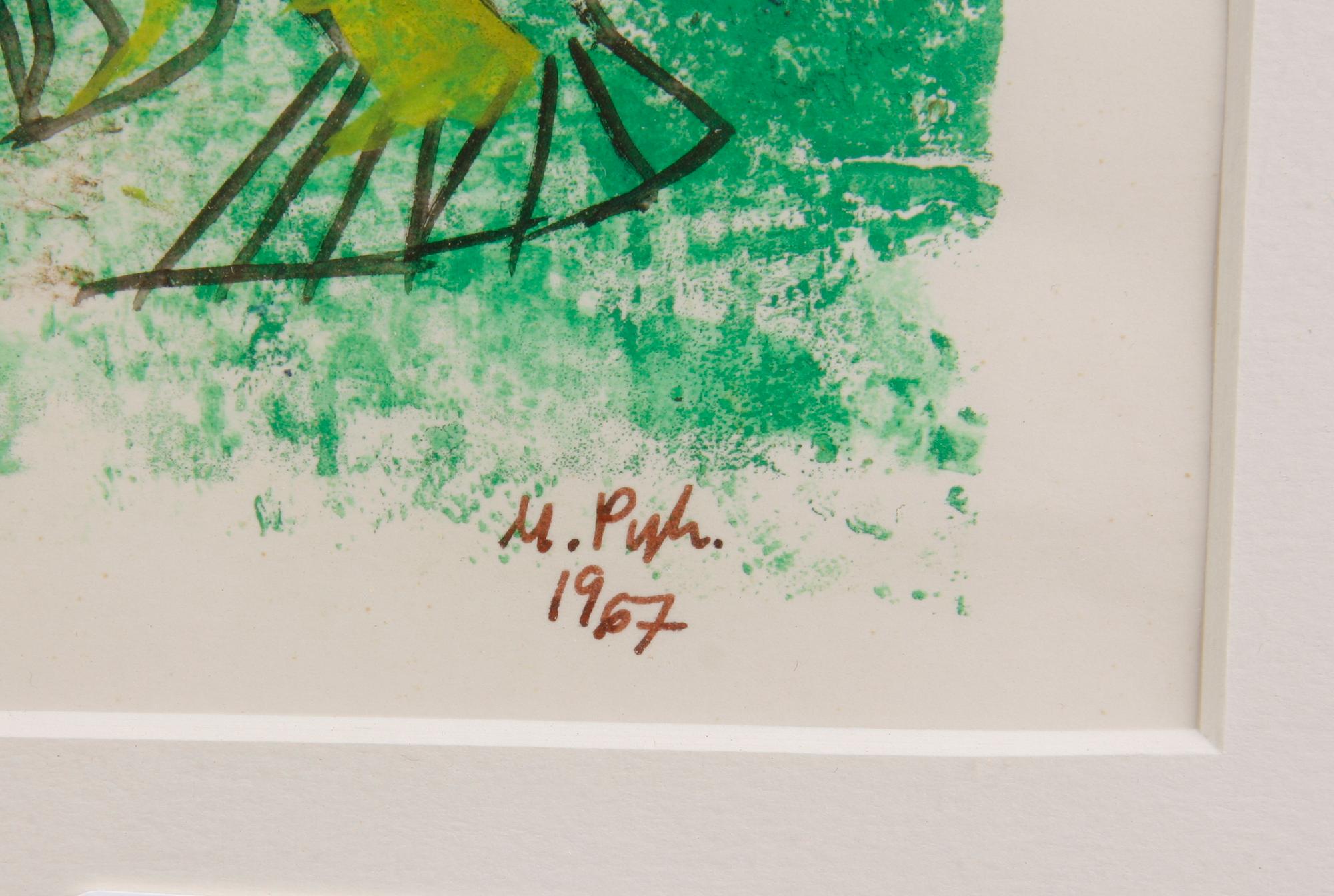 PYK, MADELEINE, gouache, sign o dat 1967.