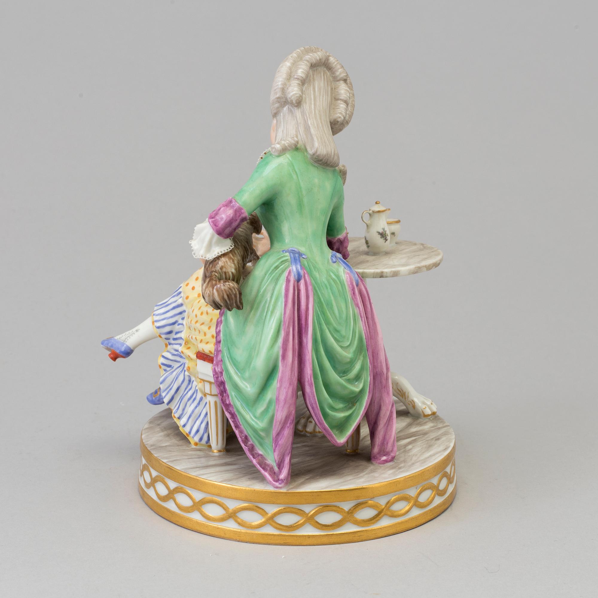 A Royal Copenhagen porcelain figure group, Denmark, beginning of 20th century.