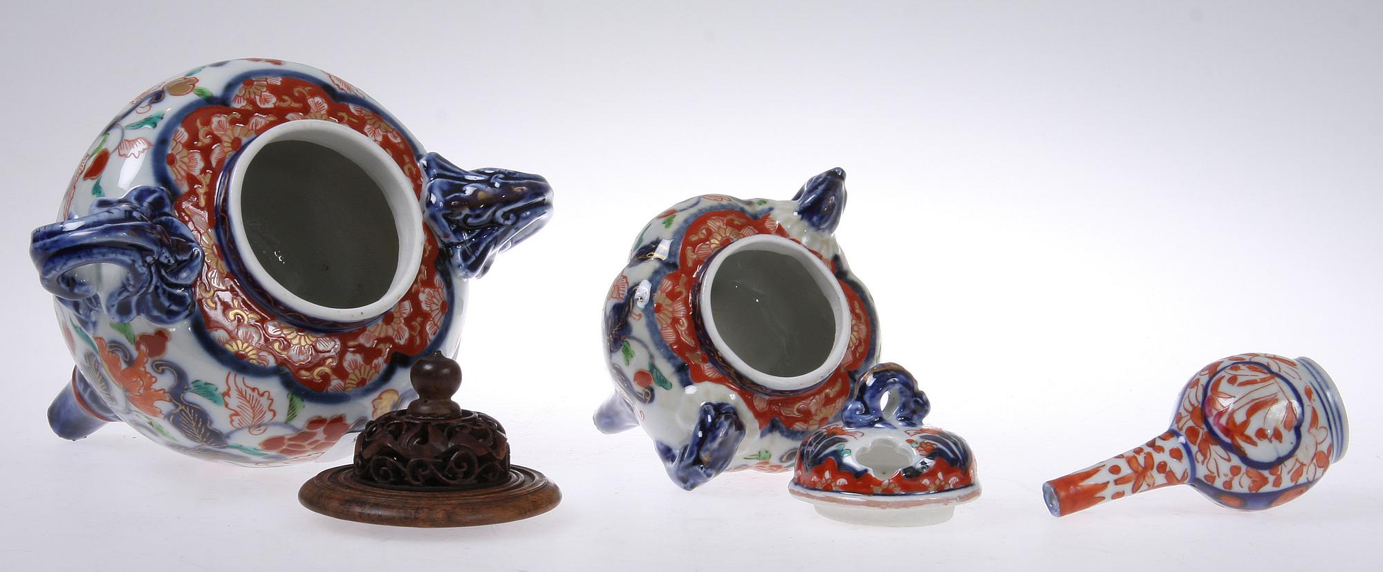 PARTI PORSLIN, 7 delar, Japan, 1800/1900-tal.