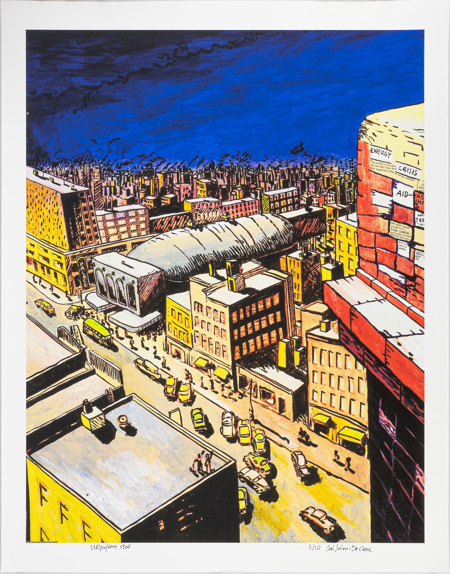 Carl Johan De Geer, "Stålpojkens stad" (Stora bilden).