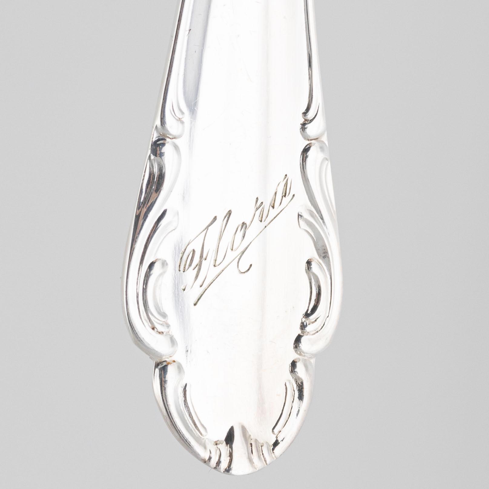 A Swedish silver cutlery, model 'Haga', Skandia, Stockholm, some 1939 (36 pieces).