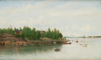 Oscar Kleineh, "Summer day at Pihlajasaari, Helsinki".