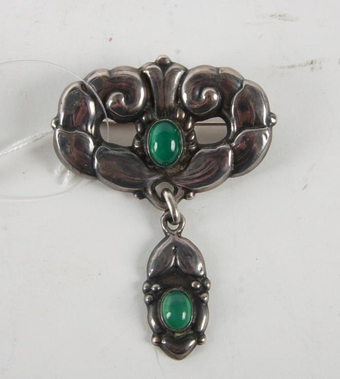 BROSCH, silver, jugend.
