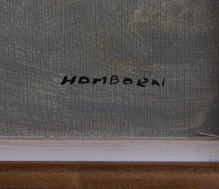 HAMBORN, AXEL, 2 st, olja på duk, sign.