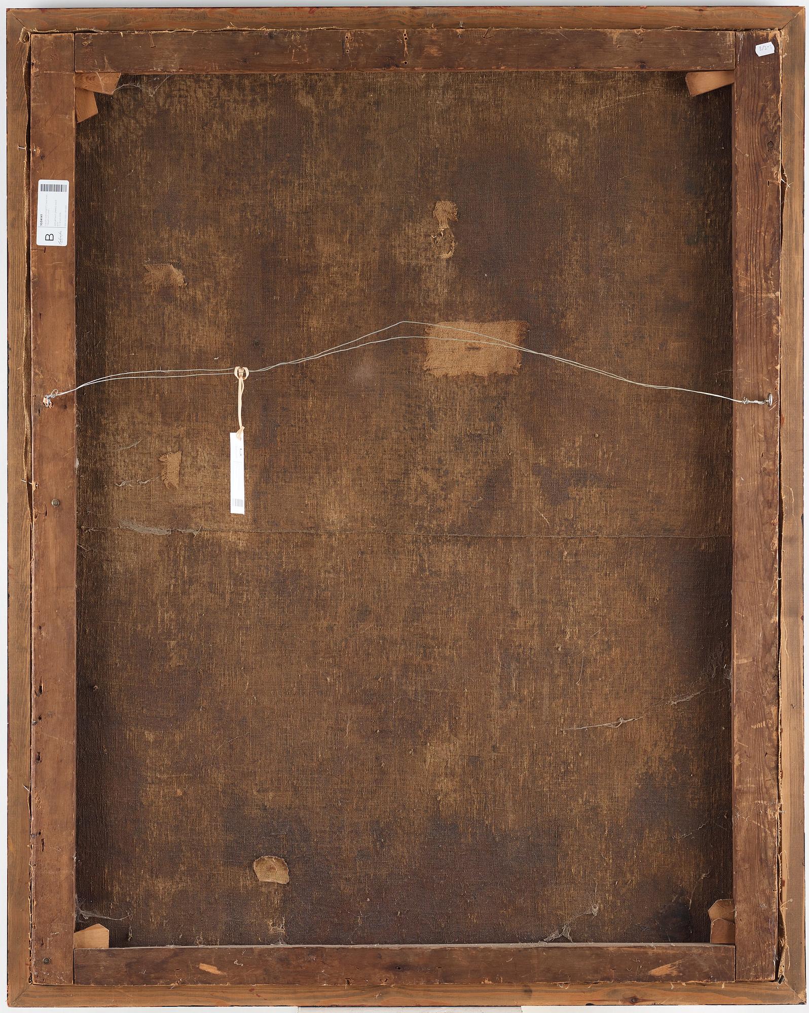 David von Krafft Circle of, King Karl XII on horse back at the battle of Narva 1700.