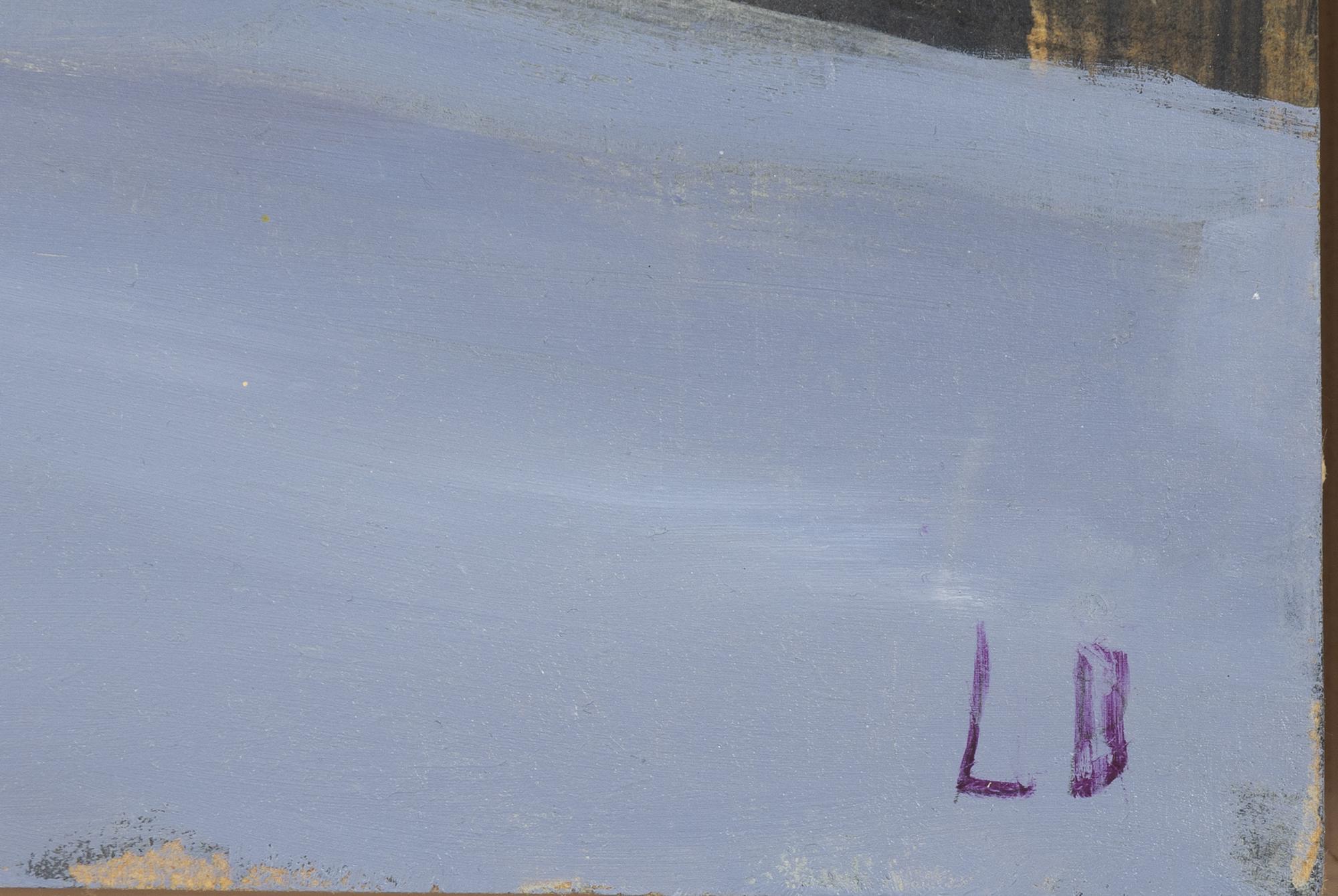 Lina Bjerneld, signerad och daterad -13 a tergo. Olja på pannå.