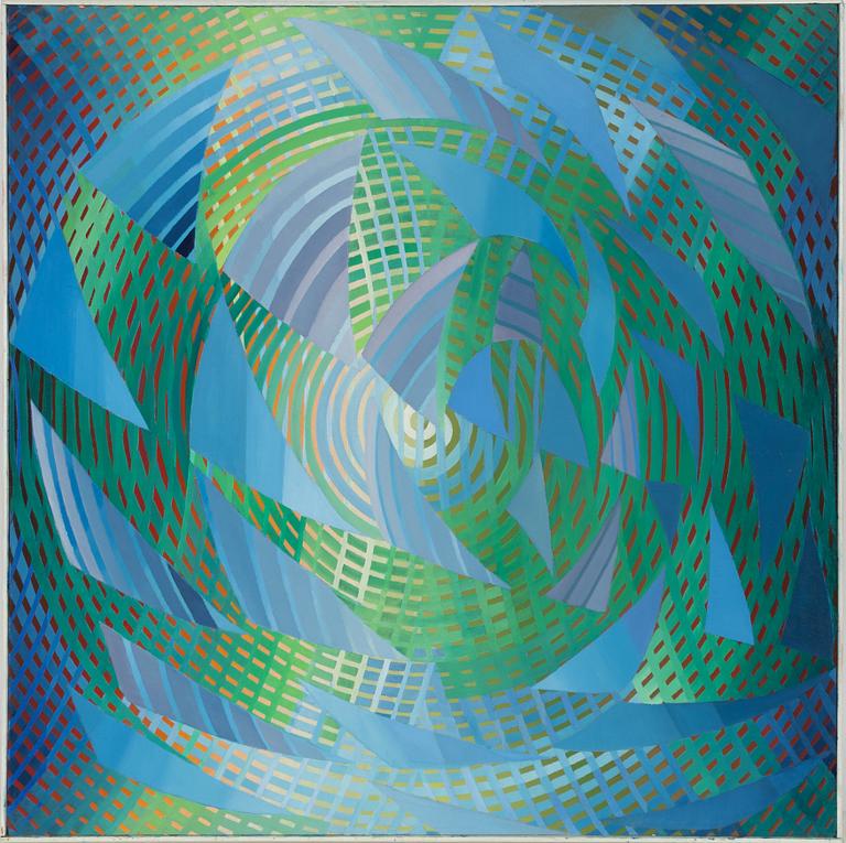 Torsten Esbjörnsson, Composition in Green and Blue.