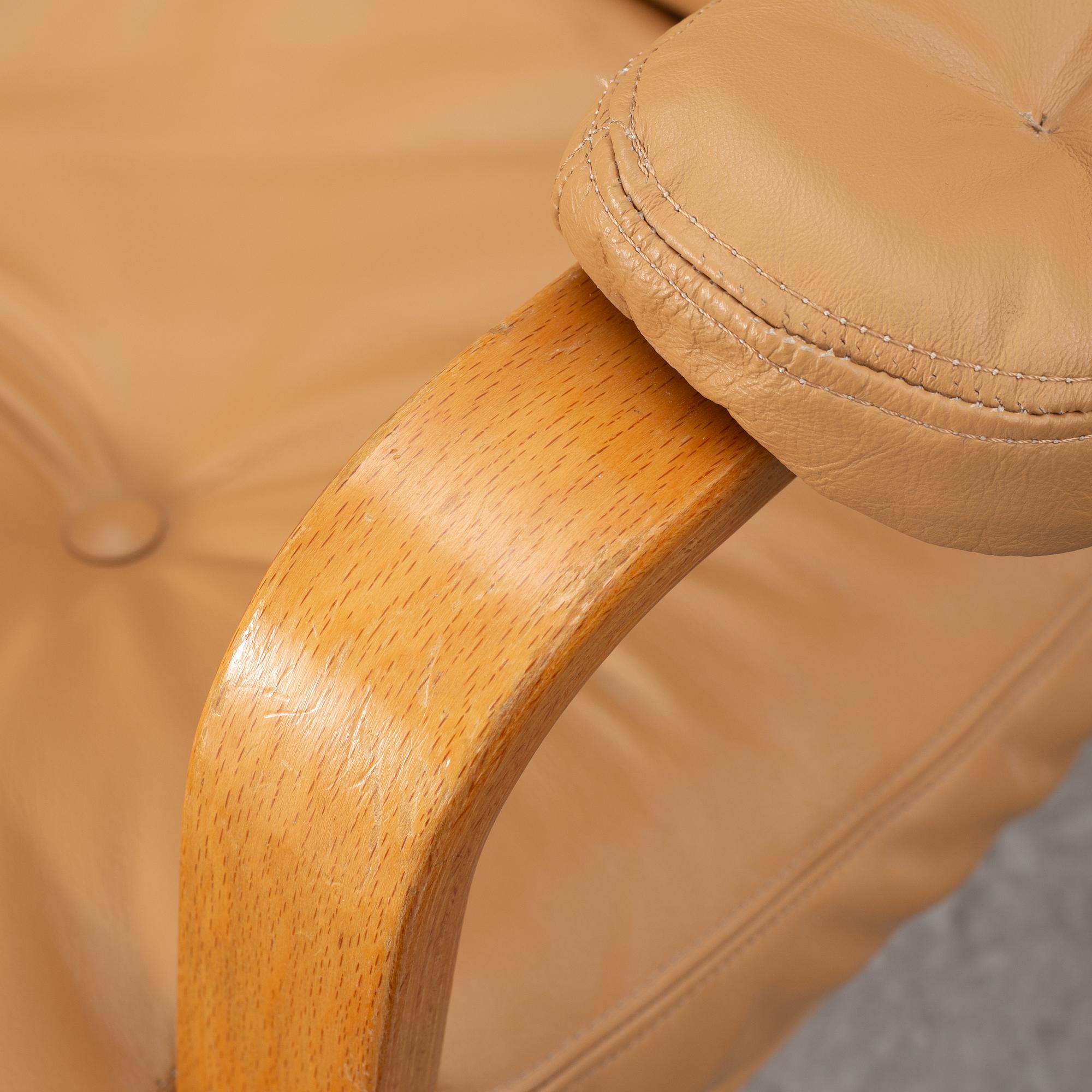 Bruno Mathsson, a pari of 'Ingrid' easy chairs, Dux.