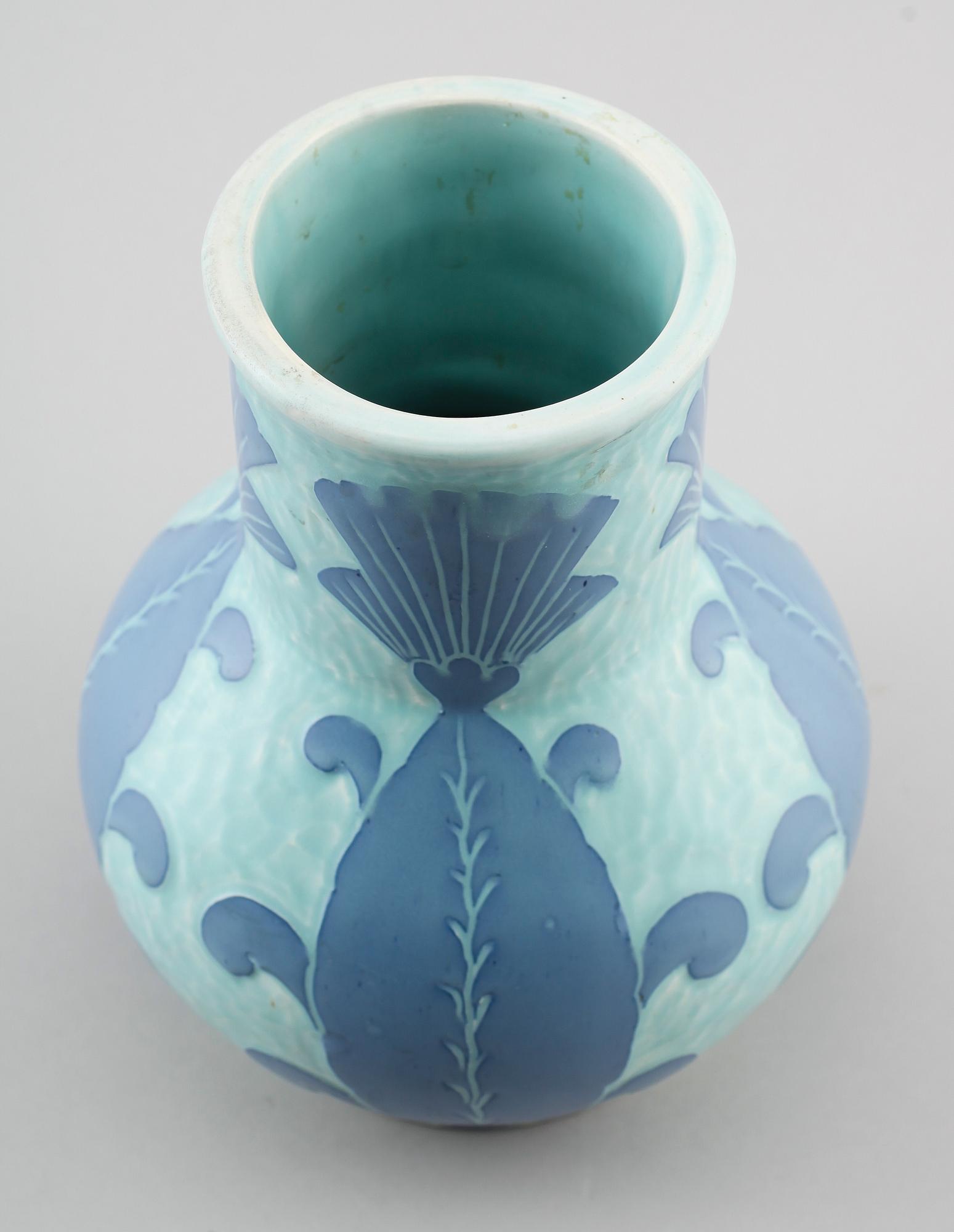 VAS, flintgods, Josef Ekberg, Gustavsberg, 1922.
