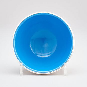 Sebastian Schildt, an enameled silver bowl, Stockholm 2015.