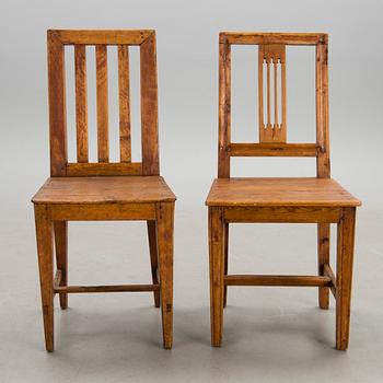 Two 19th century chairs.