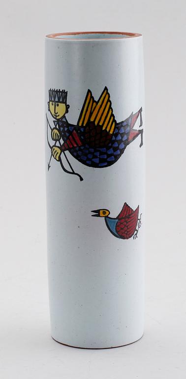 VAS, fajans, "Karneval", Stig Lindberg, Gustavsberg.