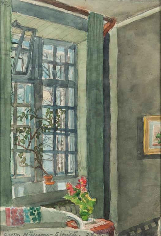 Greta Hällfors-Sipilä, Interior.