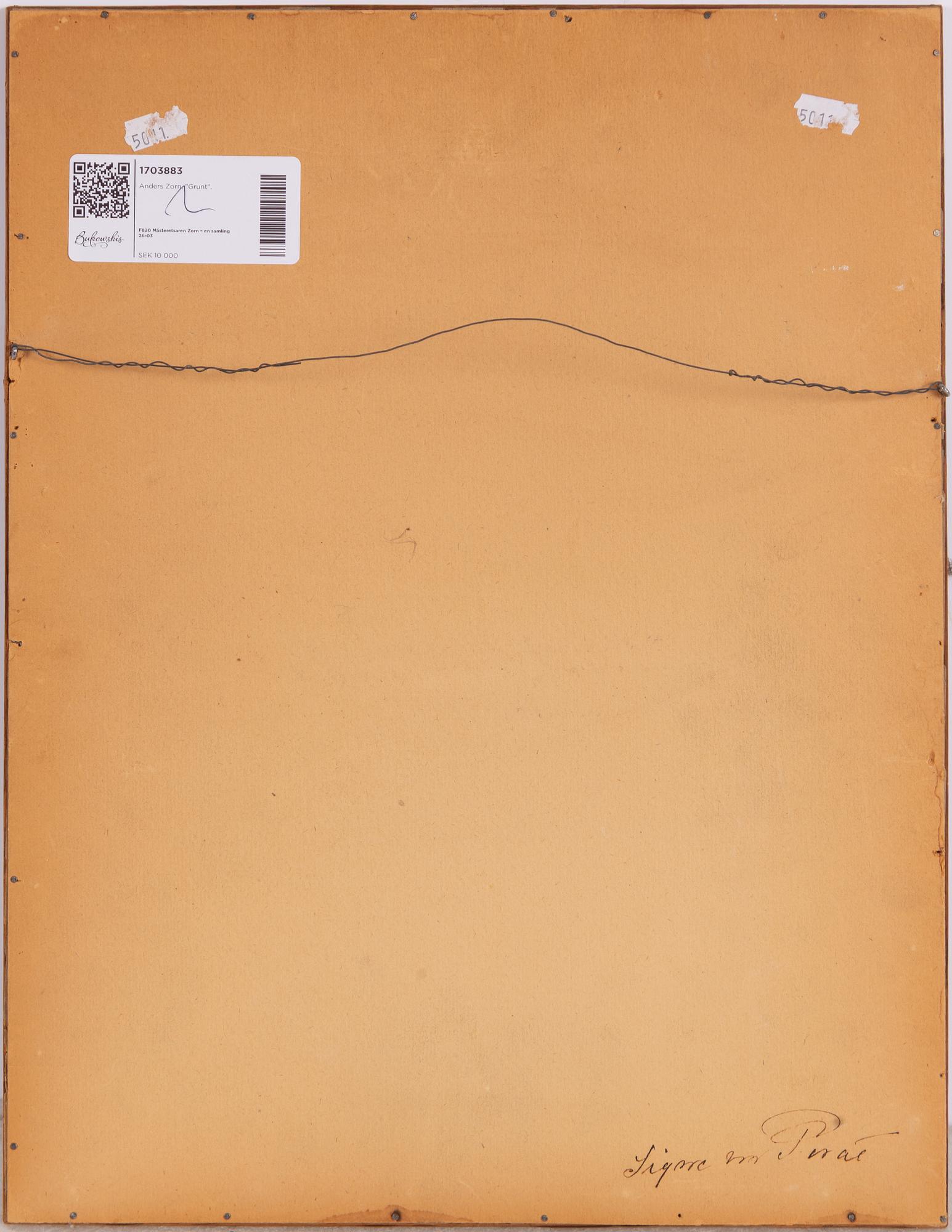 Anders Zorn, "Grunt".