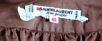 A set of two blouses by Yves Saint Laurent.