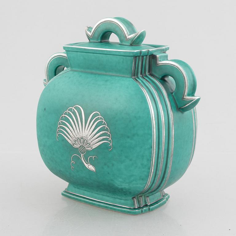 Wilhelm Kåge, an 'Argenta' stoneware vase, Gustavsberg.