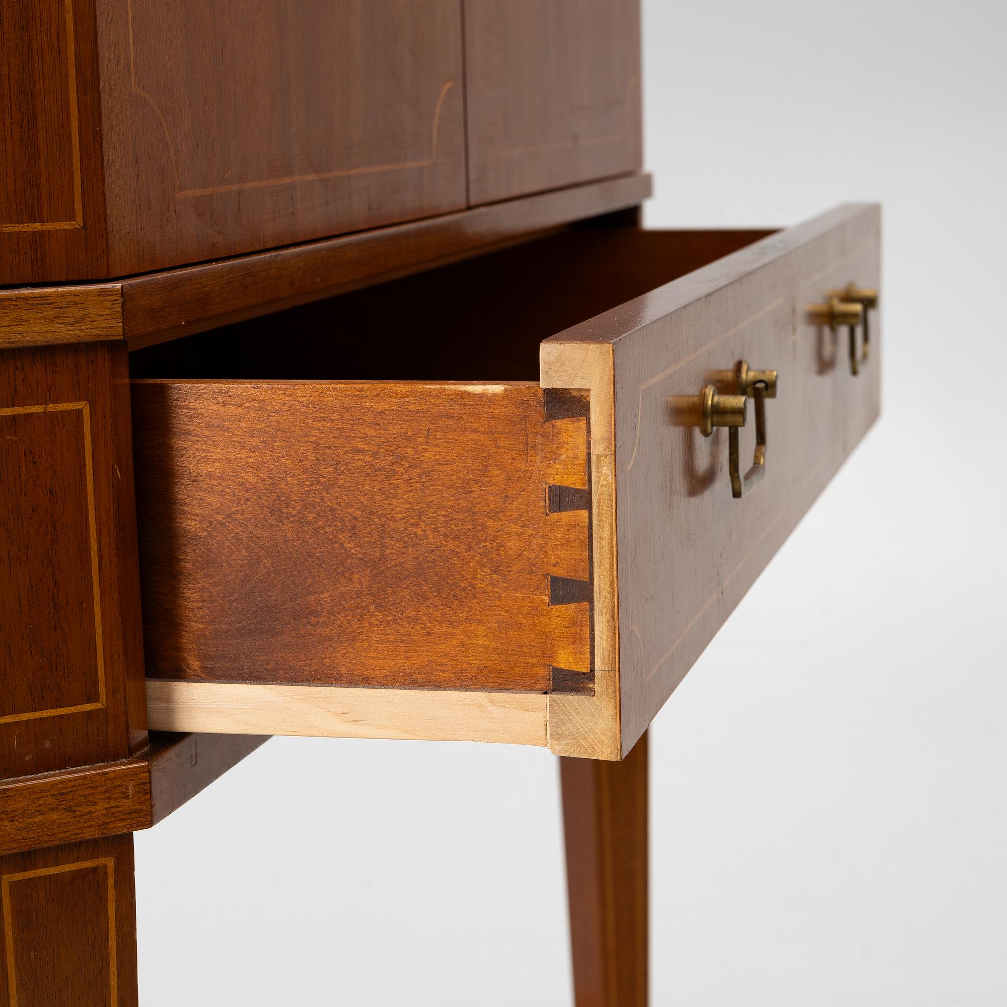 Bar cabinet, mid-20th Century.