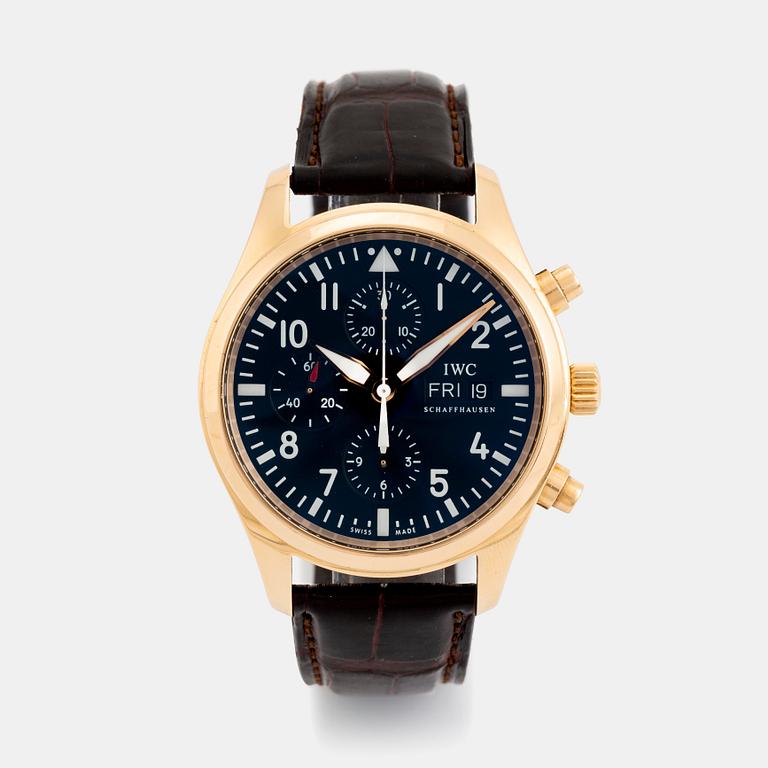 IWC, Schaffhausen, Pilots Classic, chronograph, ca 2008.