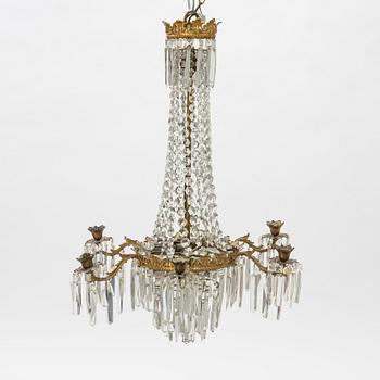 An Oscarian Chandelier, around 1900.