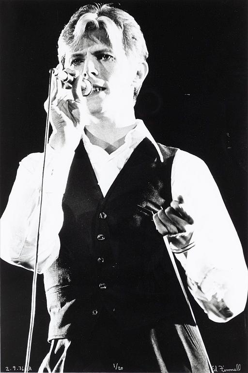 Edward Finnell, David Bowie 'The Thin White Duke', Los Angeles Forum, February 9, 1976".