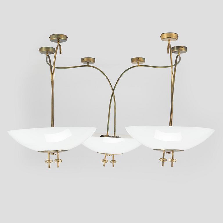 Paavo Tynell, Chandelier, for Taito. Made to order 1950.