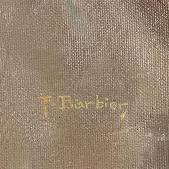 FERNAND JEAN BARBIER, olja på duk, signerad.