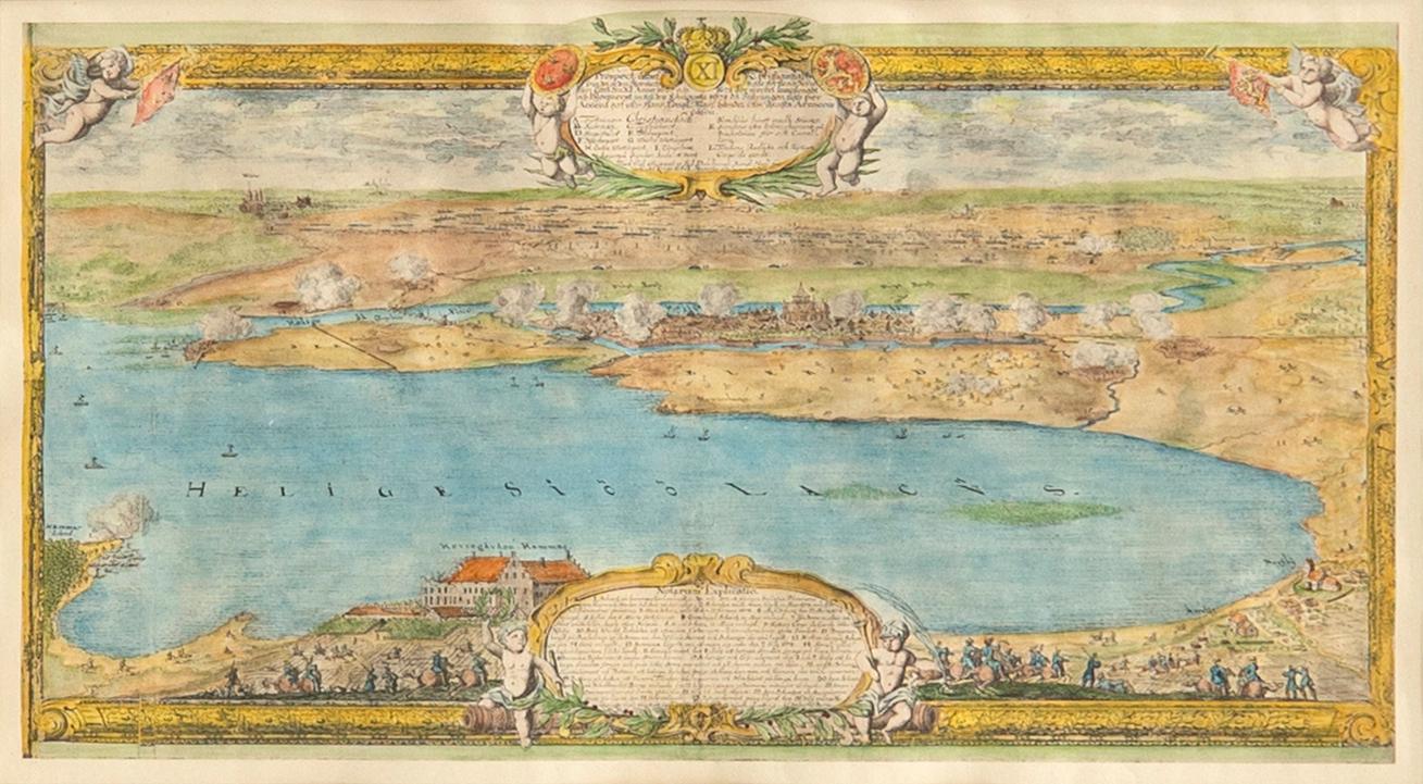 Map of Kristianstad, 1678.