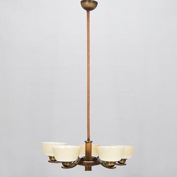 Paavo Tynell, a 1930's '1255/5' chandelier for Taito Oy.