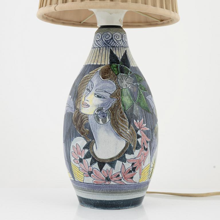 Marian Zawadzki, table lamp, Tilgmans Keramik.