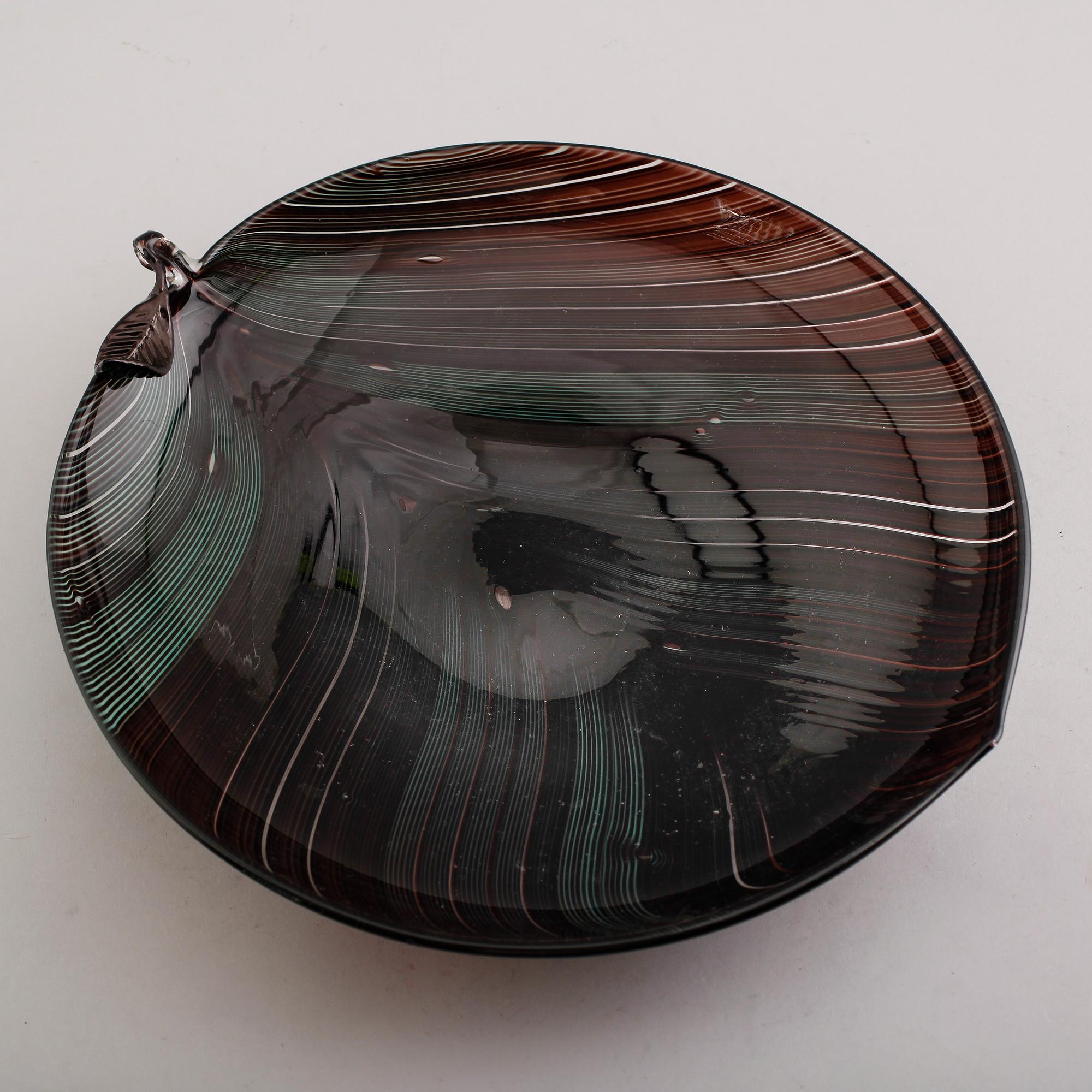 FAT, glas, Tyra Lundgren, signerad, Venini, Murano, Italien. formgiven 1938.