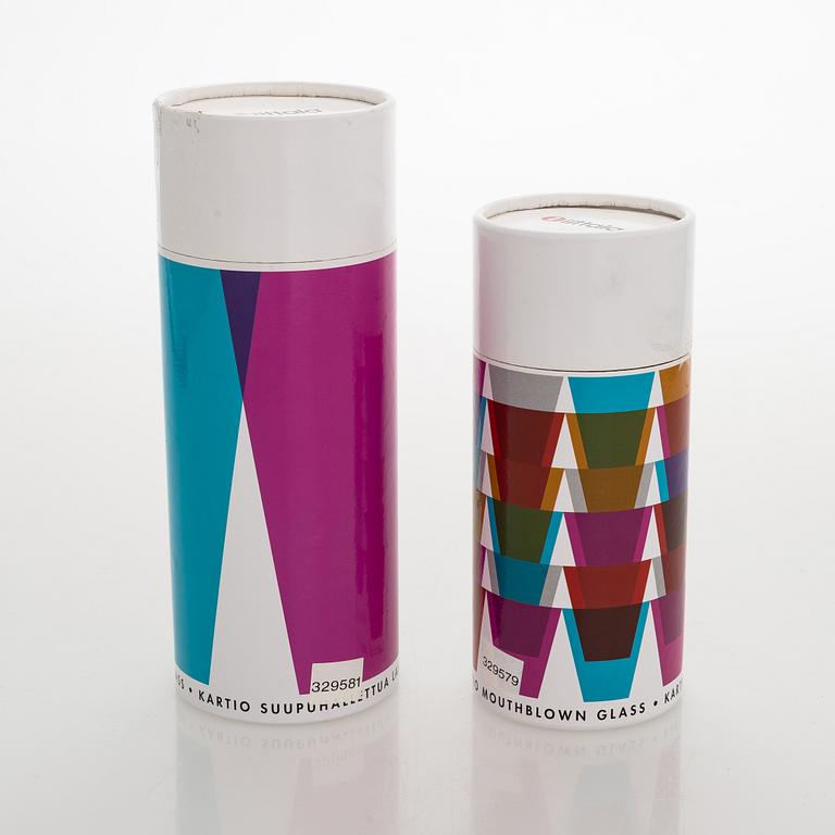 Kaj Franck, two 6-pce sets of 100-anniversary 'Kartio' tumblers, Iittala 2011.