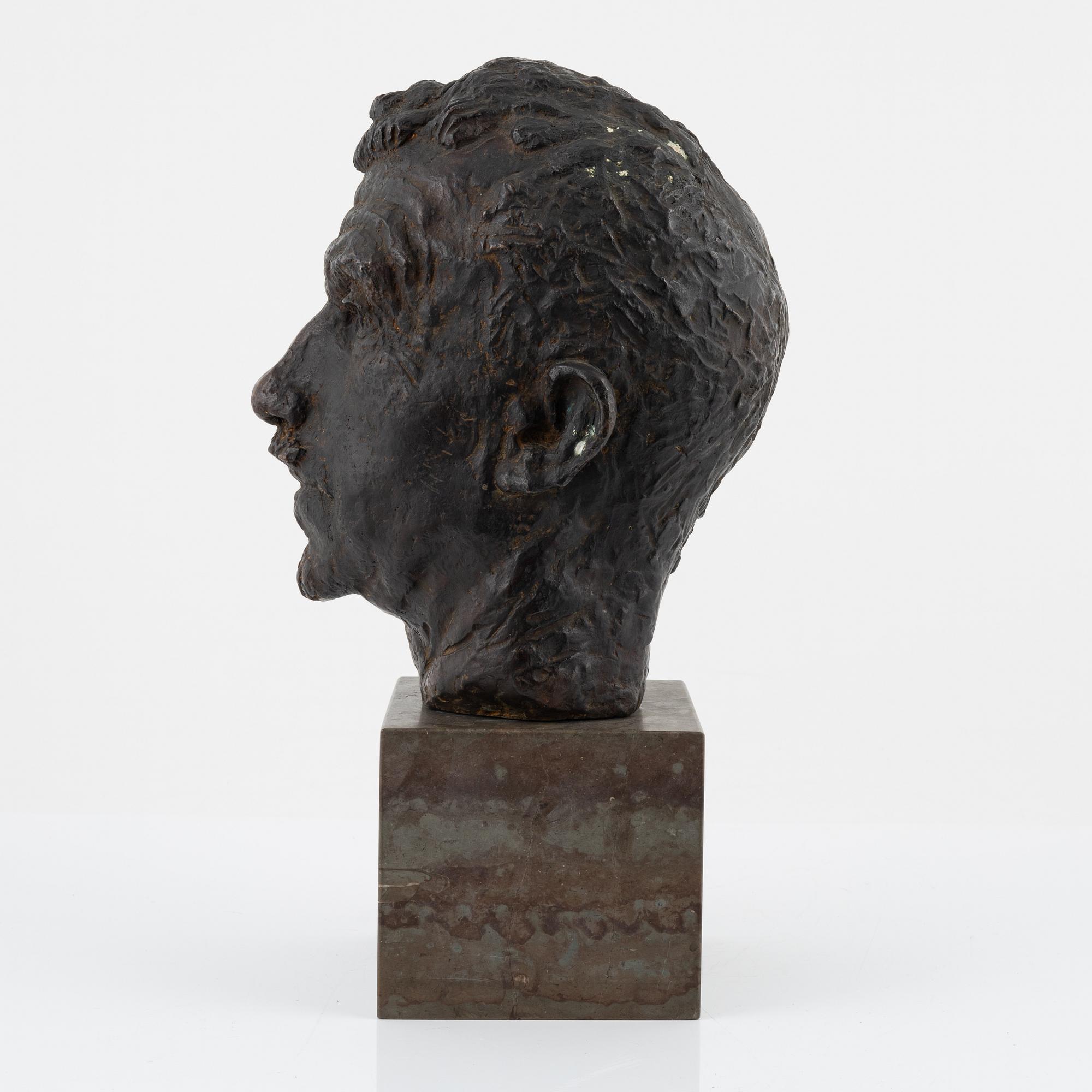 Nils Sjögren, skulptur, brons.