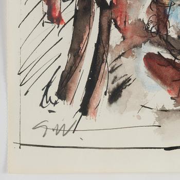 Gösta Werner, "Röd tröja".