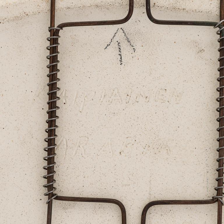 Birger Kaipiainen, dekorationsfat, keramik, signed Kaipiainen, Arabia.