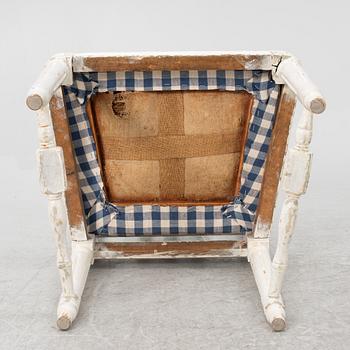 Stolar, ett par, sent 1700-tal. Gustavianska.