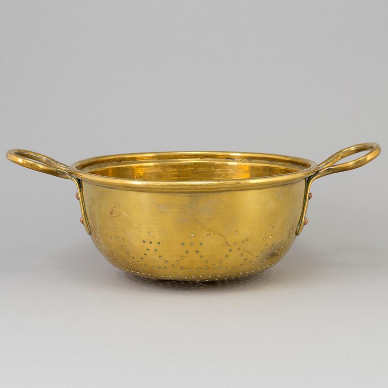 DURKSLAG, mässing, 1700-/1800-tal.