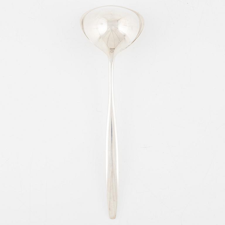 Georg Jensen, såssked, silver, "Cypress", Danmark efter 1945.