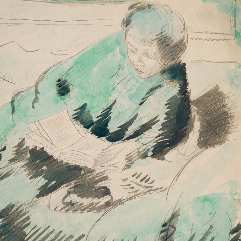 Isaac Grünewald, Sigrid läser.