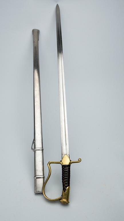 SABEL, m/1889, Sverige, för manskap vid artilleriet.